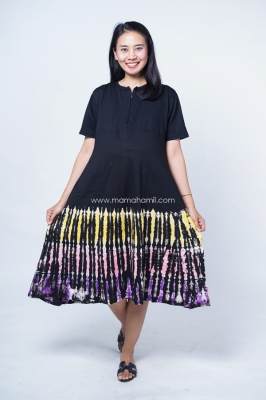 Baju Hamil Daster Tidur Payung Hitam Manis BUSUI Friendly Lola Daster - DS 514